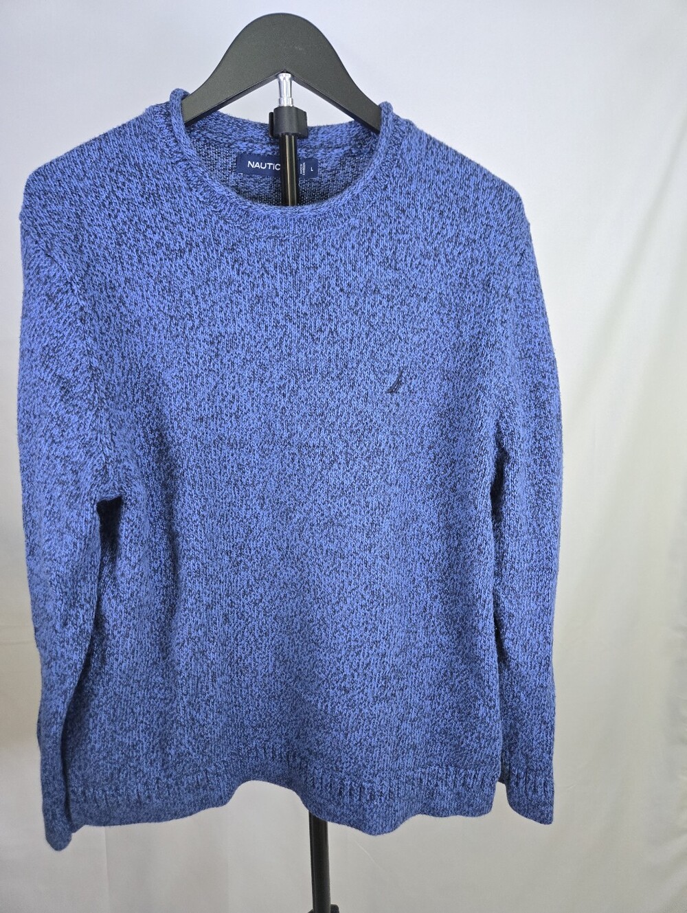 Nautica Marled Knit Sweater | Size Large